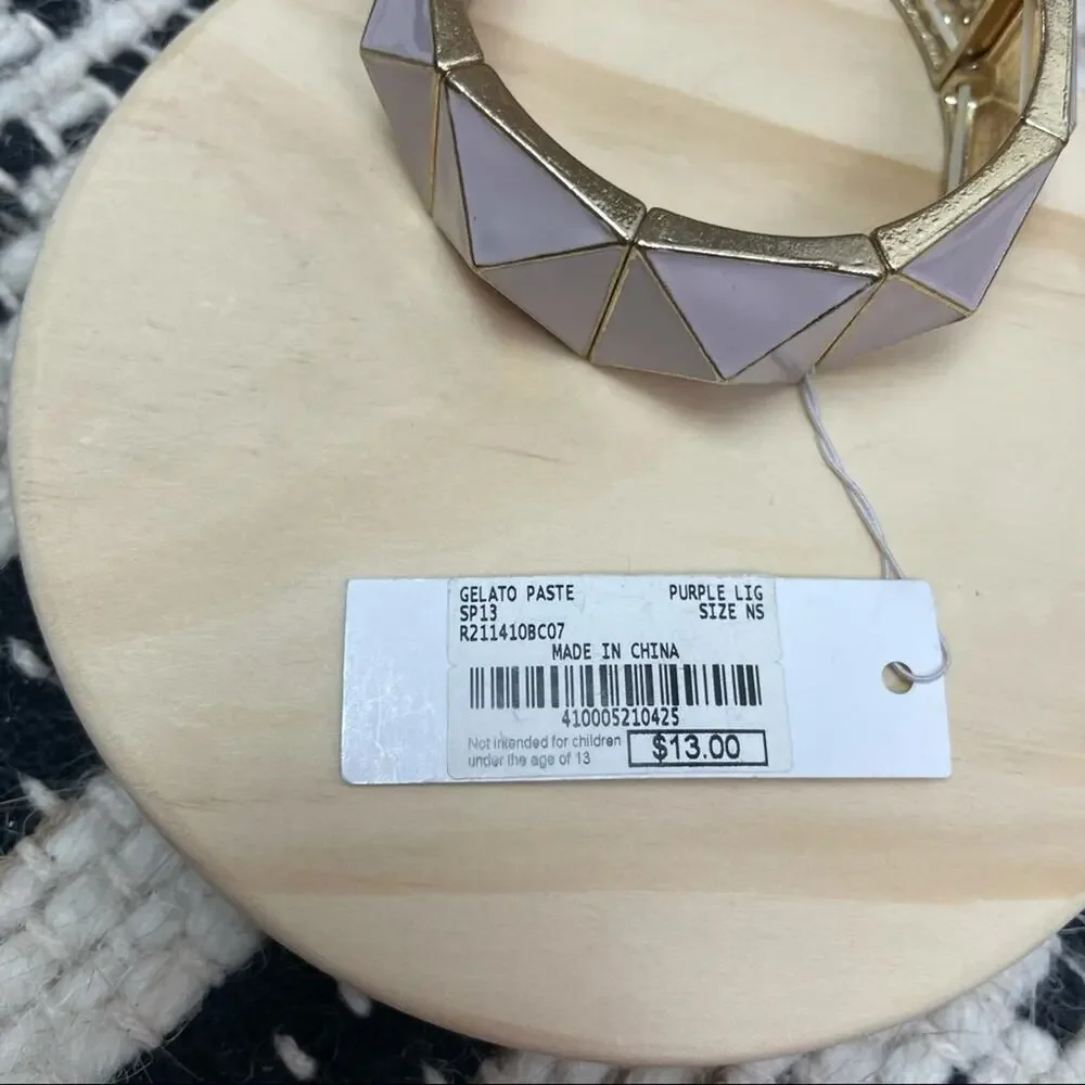 BNWT! CHARMING CHARLIE Lilac Rhinestone Bracelet - Picture 4 of 6